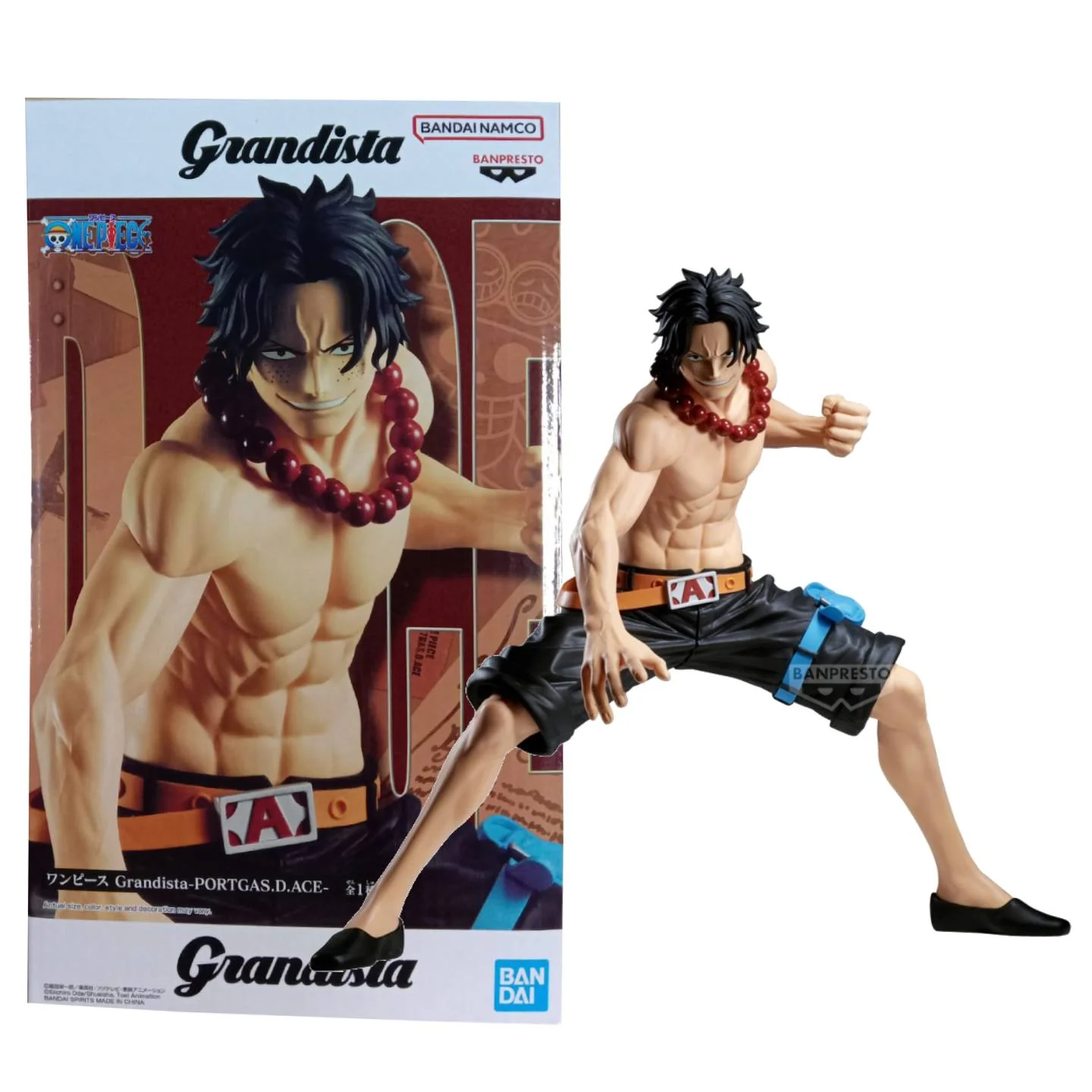 Portgas D Ace Grandista One Piece Banpresto Anime Figure Sealed