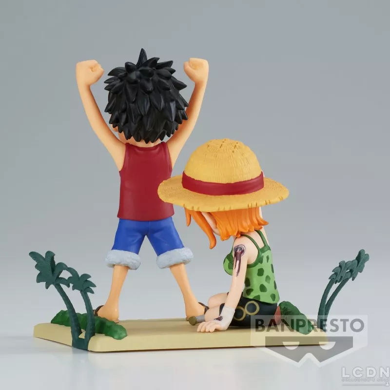 Monkey D Luffy & Nami WCF Log Stories Banpresto World Collectable Figure