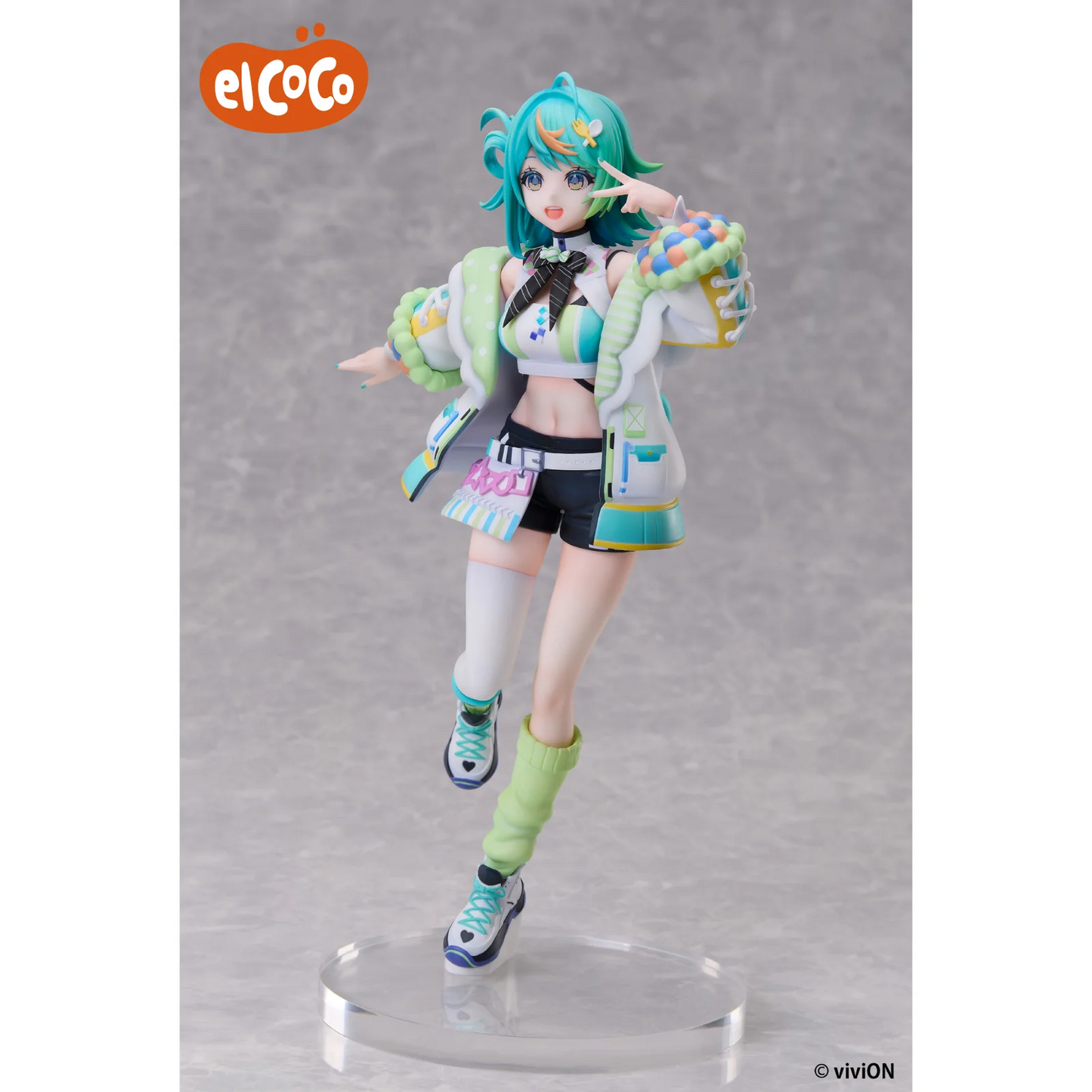 Puwapuwa Popura elCOCO Aogiri High School 1/7 Scale VTuber Figure
