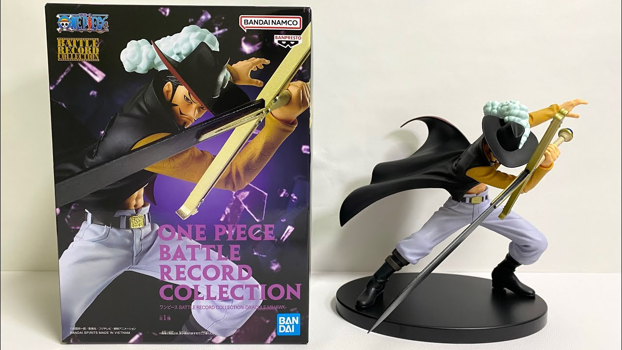 Dracule Mihawk Battle Record Collection One Piece Banpresto Anime Figure