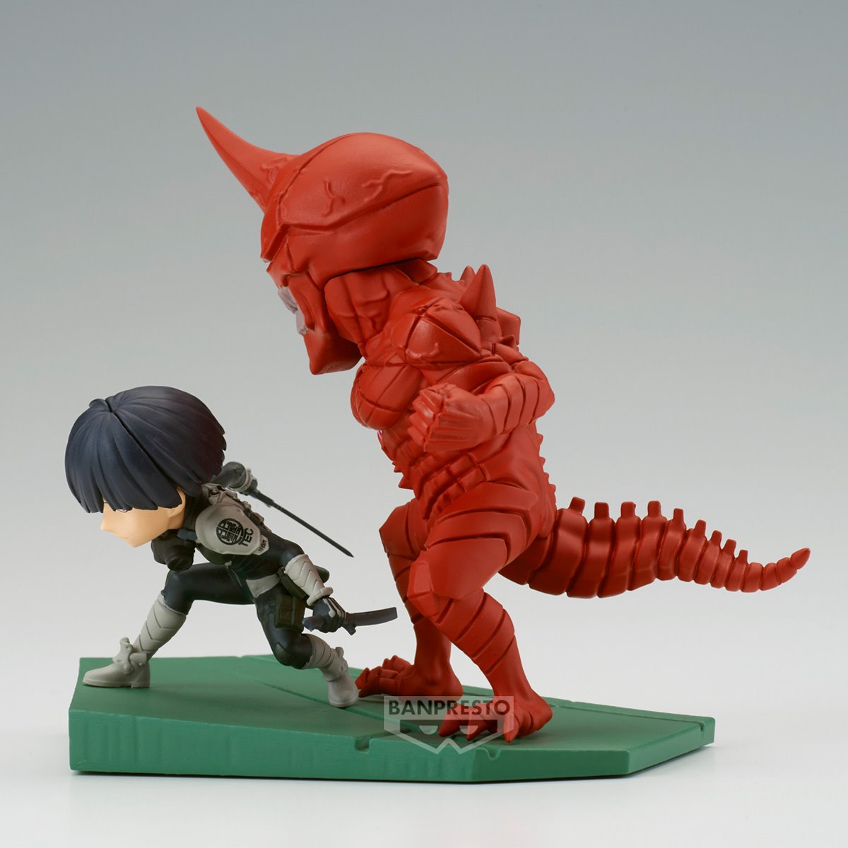 Hoshina Soshiro VS Kaiju no. 10 Kaiju No. 8 WCF Log Stories Bandai Banpresto