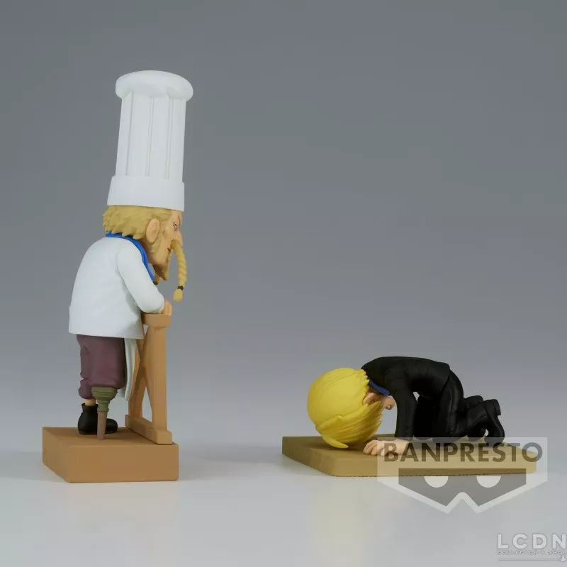 Sanji & Zeff WCF Log Stories Banpresto World Collectable Anime Figure Sealed