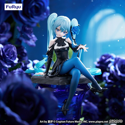 FuRyu Hatsune Miku Flower Fairy Blue Rose Noodle Stopper Figure