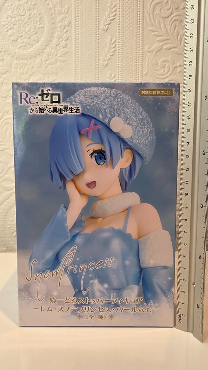 Rem Snow Princess Noodle Stopper FuRyu Re : Zero Anime Figure