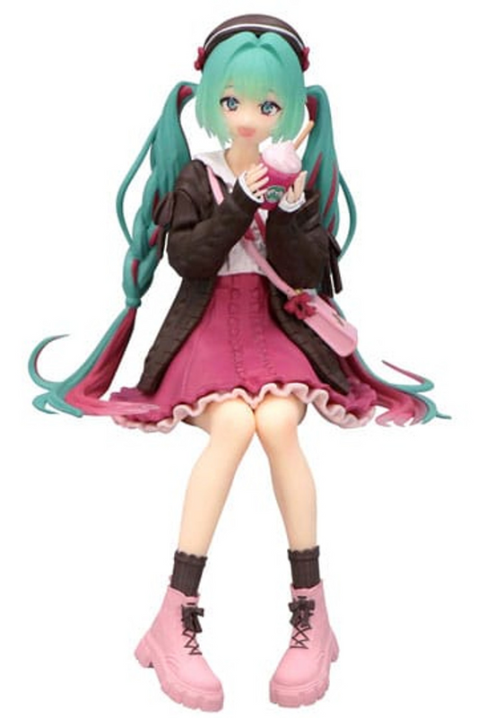 Hatsune Miku Autumn Date Pink Ver FuRyu Vocaloid Figure Sealed