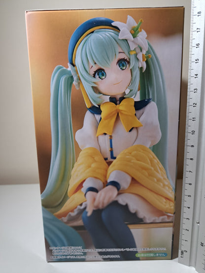 Hatsune Miku Flower Fairy Lily White FuRyu Noodle Stopper Vocaloid Figure Sealed