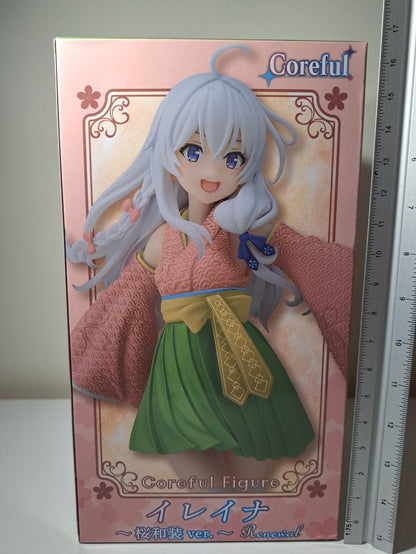 Elaina Sakura Kimono Coreful Renewal Ver Taito Wandering Witch Elaina Figure