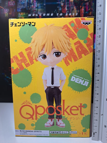 Chainsaw Man Denji Q Posket Banpresto Anime Figure Sealed Original Bandai