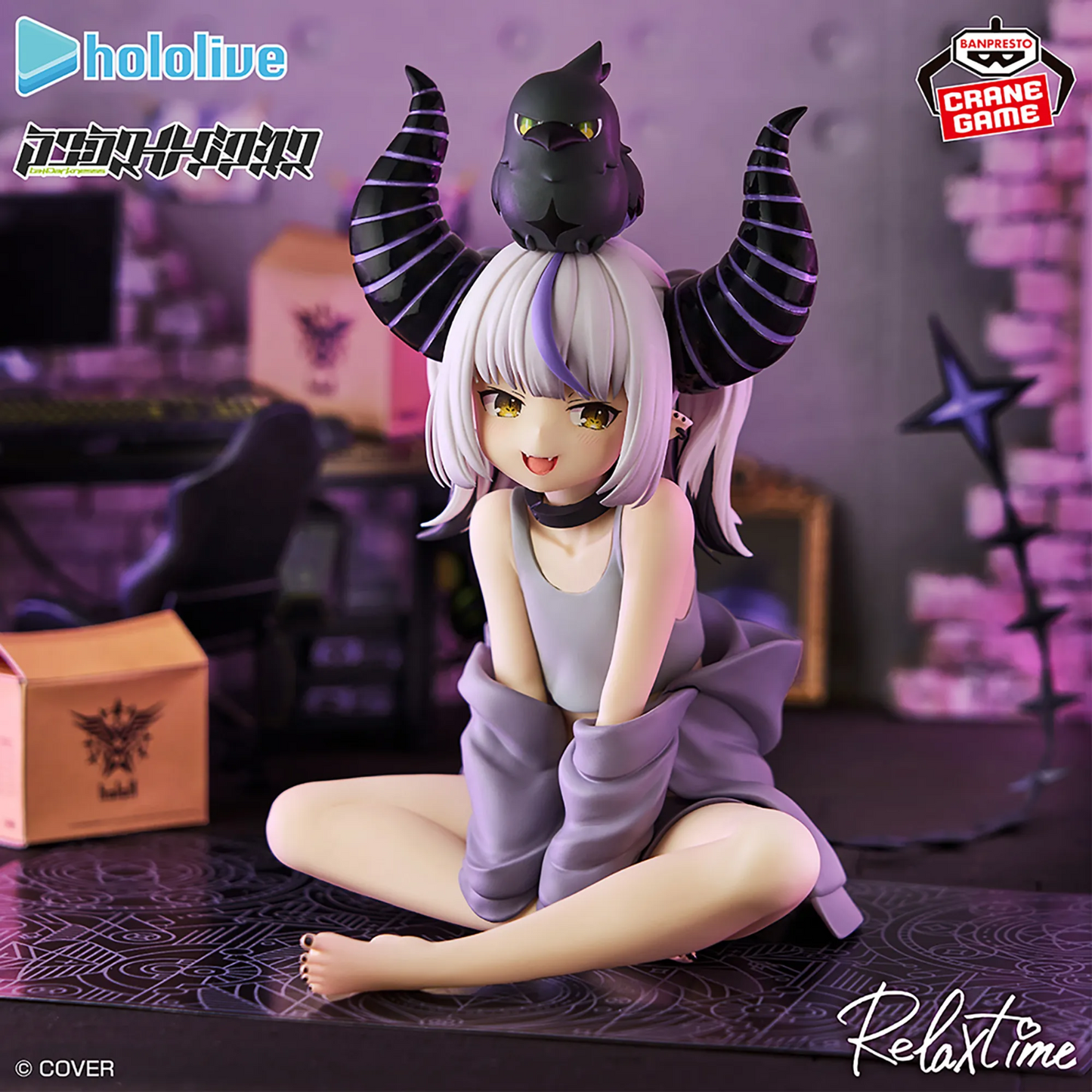 La+ Darknesss Laplus Hololive IF Relax Time Banpresto Figure Original Sealed