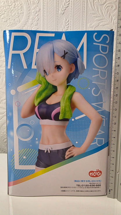 Rem Sports Wear elCOCO Re : Zero Anime Figure