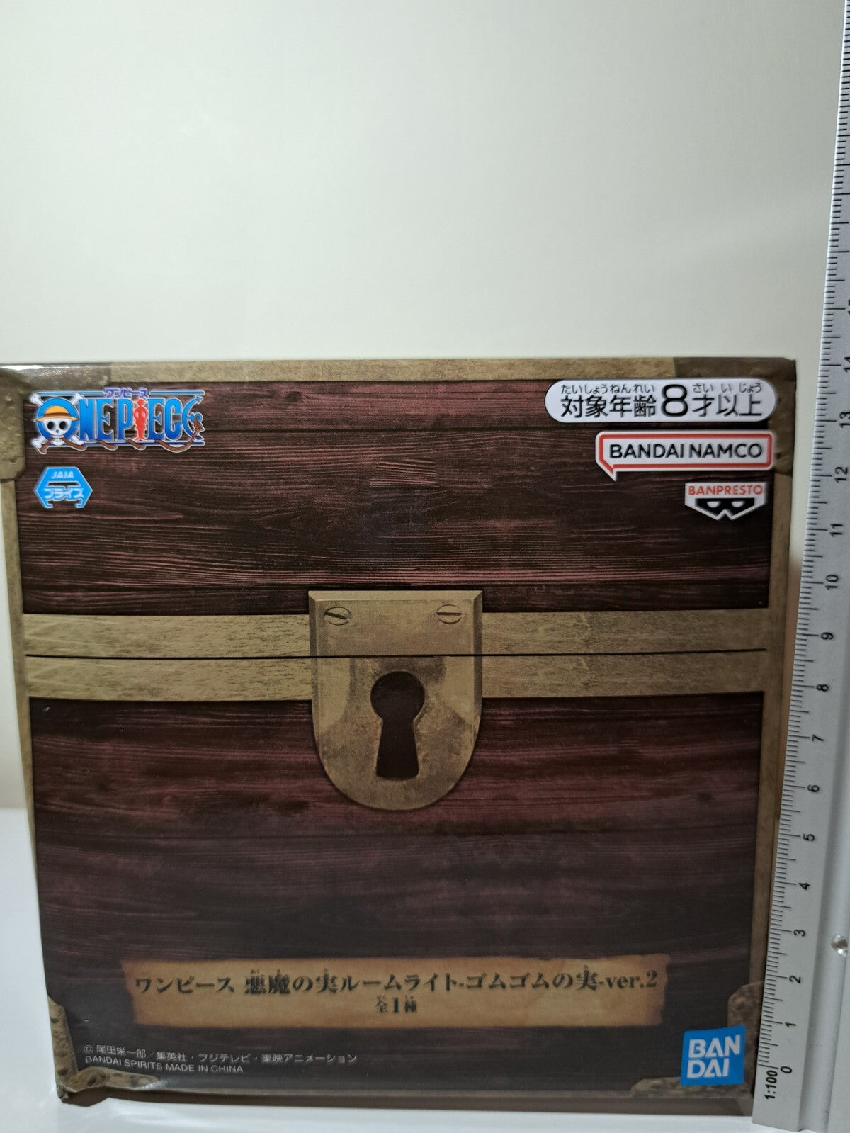 One Piece Devil Fruit Gomu Gomu Fruit LED Light Banpresto Anime Figure 25th TV