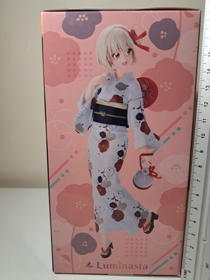 Chisato Nishikigi Luminasta Yukata Lycoris Recoil SEGA Anime Figure Sealed