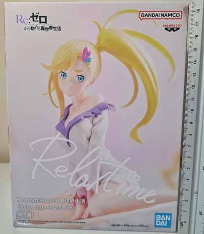 Minerva Relax Time Re : Zero Banpresto Anime Figure Sealed Original
