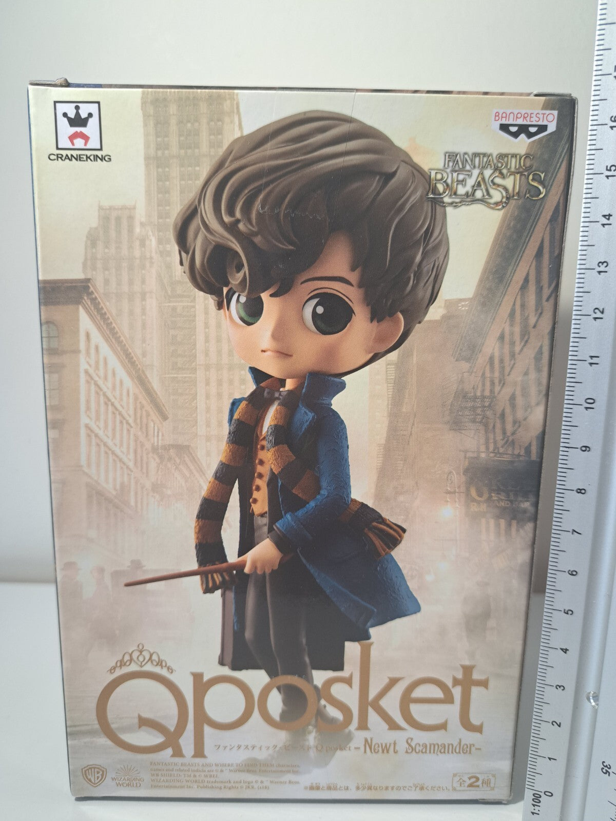 Newt Scammander Q Posket Fantastic Beasts Banpresto Figure Sealed