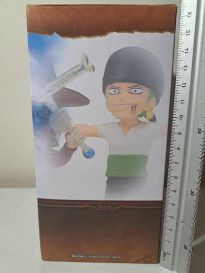 WCF Log Stories Roronoa Zoro VS Dracule Mihawk One Piece Banpresto Anime Figure