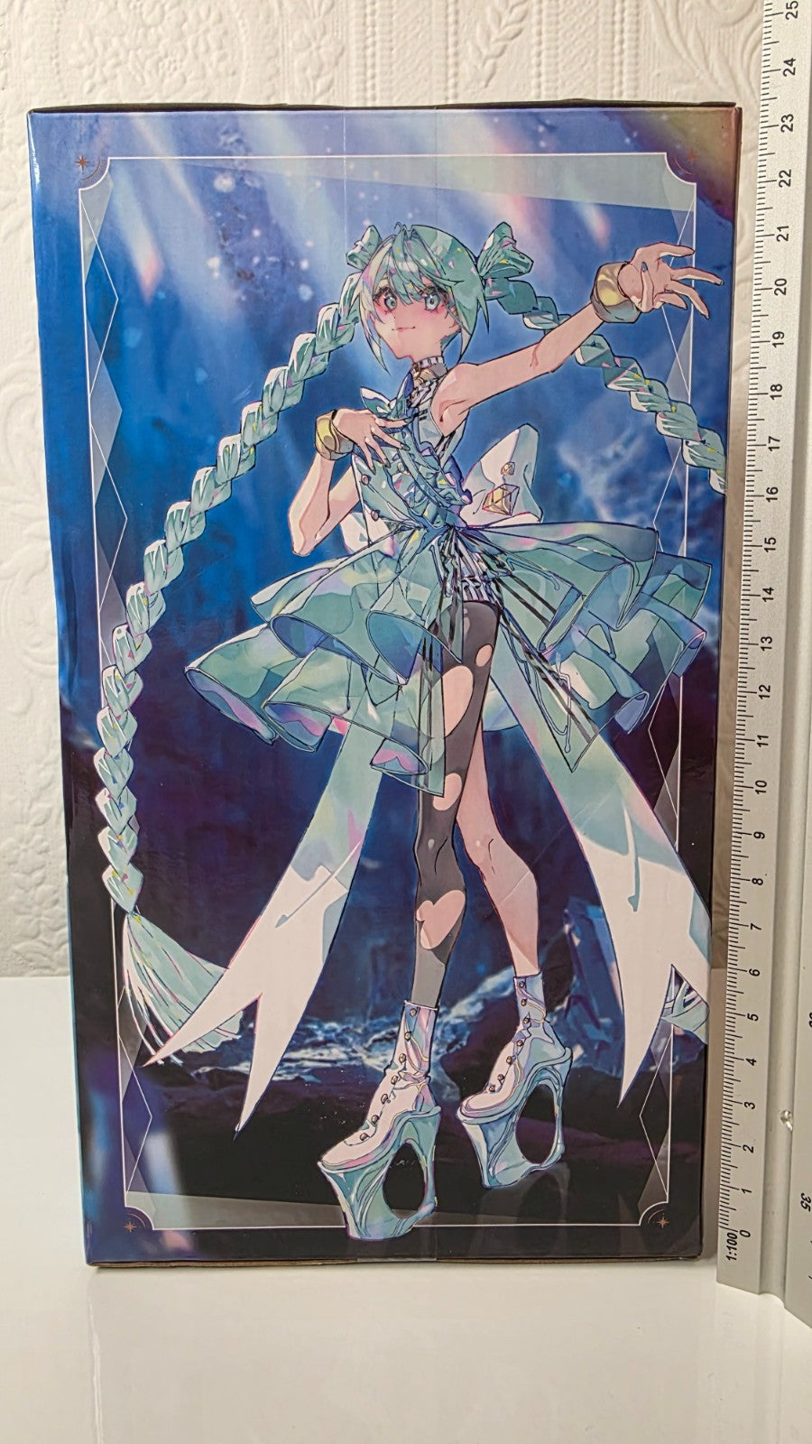 Hatsune Miku Evolve Clearluxe Emerald Gem Ver Banpresto Vocaloid Figure Sealed