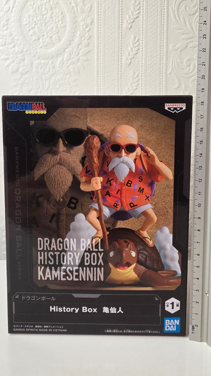 Master Roshi History Box Banpresto Dragon Ball Sealed Anime Figure Kamesennin