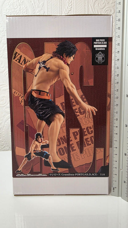 Portgas D Ace Grandista One Piece Banpresto Anime Figure Sealed