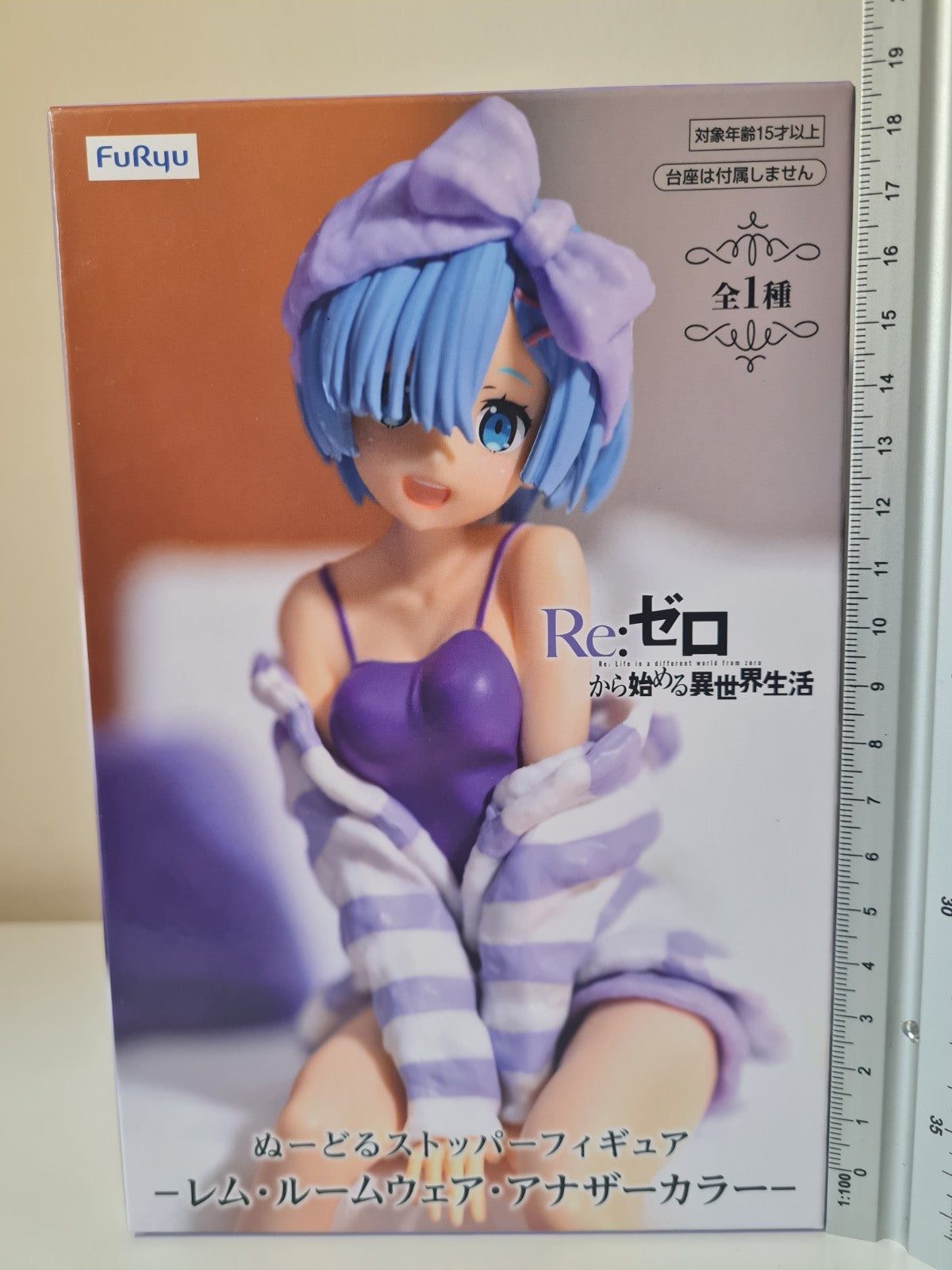 Rem Room Wear Purple Ver Noodle Stopper FuRyu Re : Zero Anime Figure