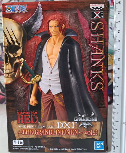 One Piece Shanks Vol 2 The Grandline Men Film Red Banpresto DXF Anime Figure