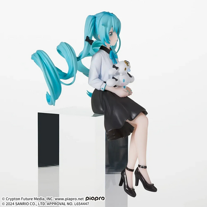 Hatsune Miku x Cinnamoroll Osumashi Ver SEGA Noodle Stopper Vocaloid Figure Seal