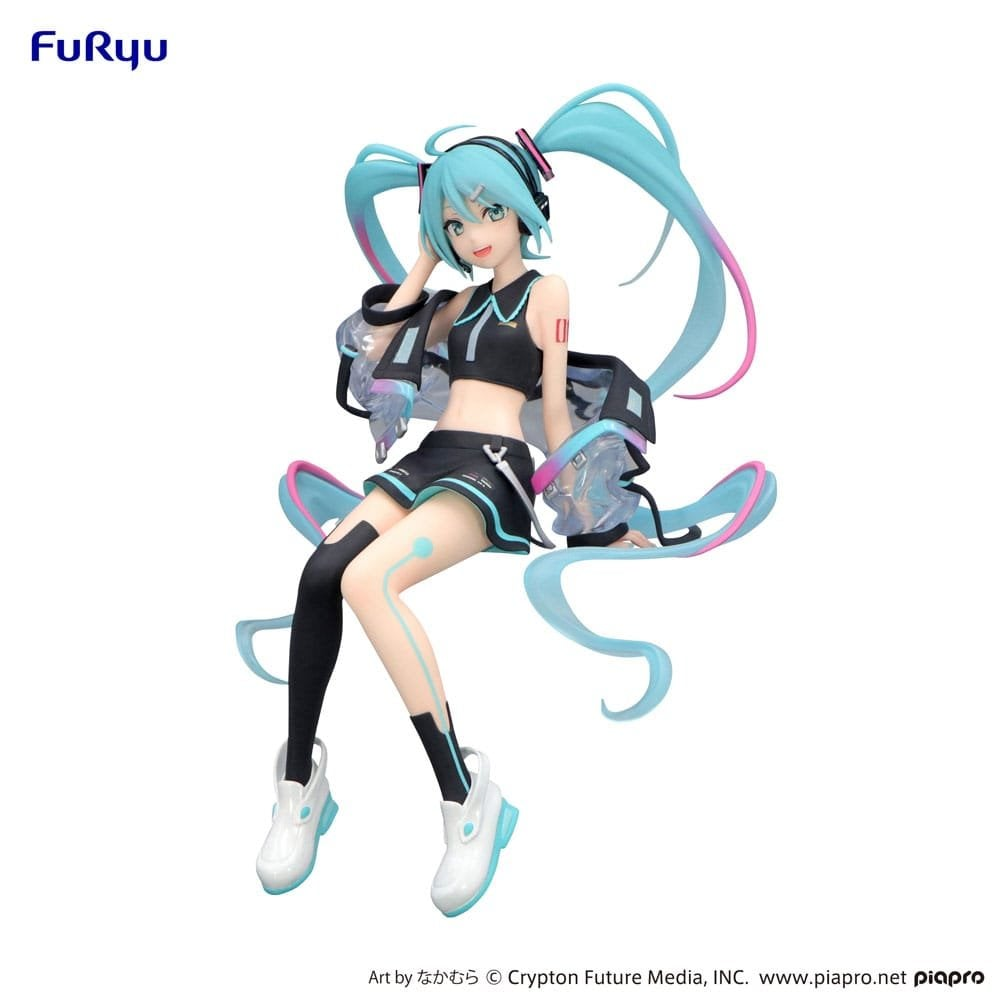 Hatsune Miku Neon Cyber FuRyu Noodle Stopper Vocaloid Figure Sealed