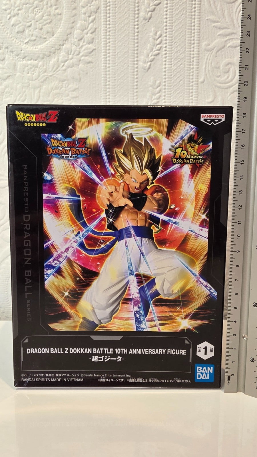 Super Gogeta Dokkan Battle 10th Anniversary Dragon Ball Z Banpresto Anime Figure
