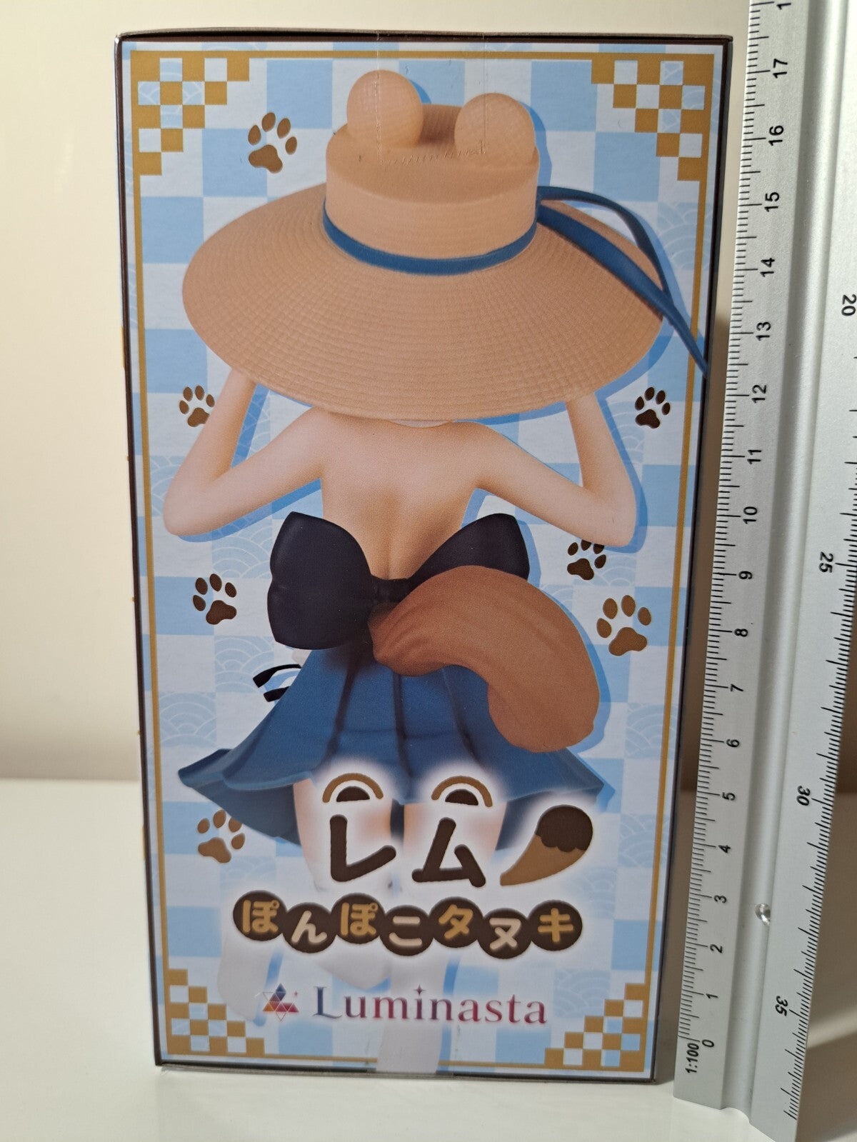 Rem Luminasta Pom Poko Tanuki SEGA Re : Zero Anime Figure Sealed Original