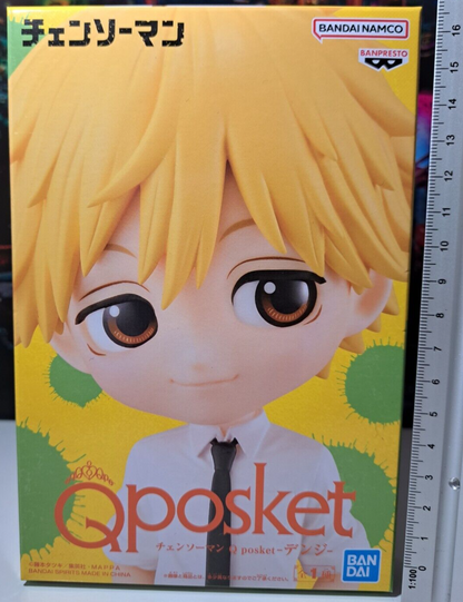Chainsaw Man Denji Q Posket Banpresto Anime Figure Sealed Original Bandai
