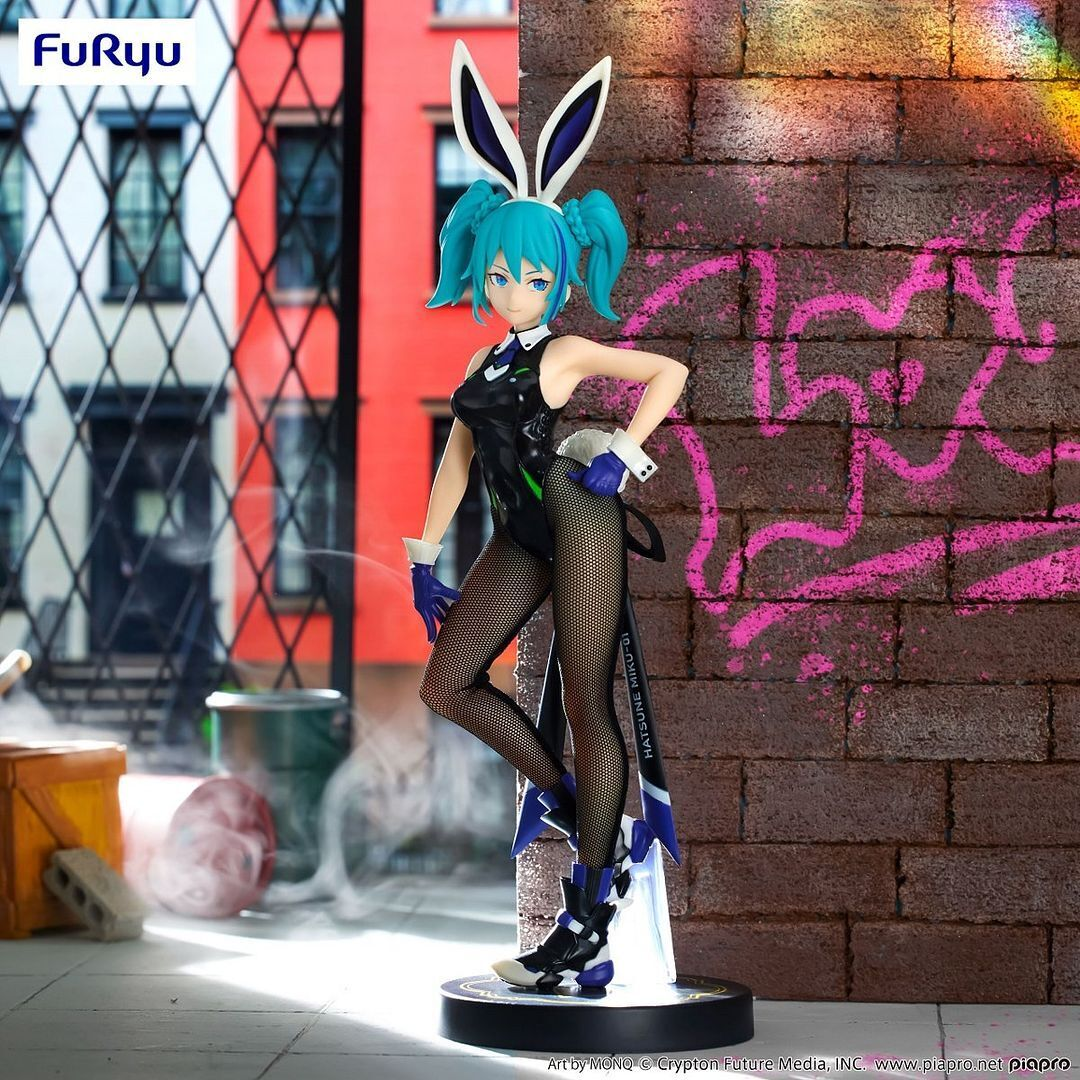 Hatsune Miku BiCute Bunnies Street Violet Ver FuRyu Vocaloid Figure Sealed