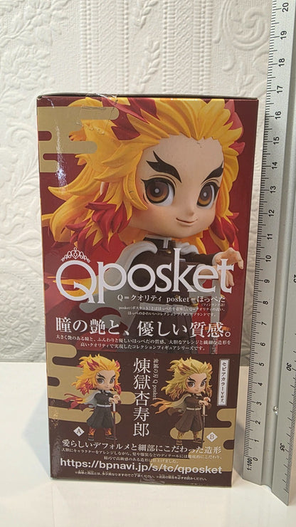 Rengoku Kyojuro Q Posket Ver A Banpresto Demon Slayer Anime Figure