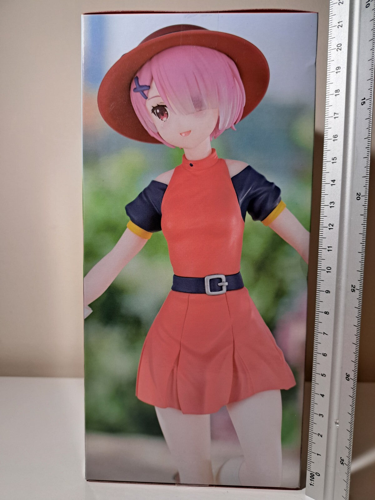 Re : Zero Ram FuRyu Trio Try iT Retro Girl Fashion Anime Figure Original