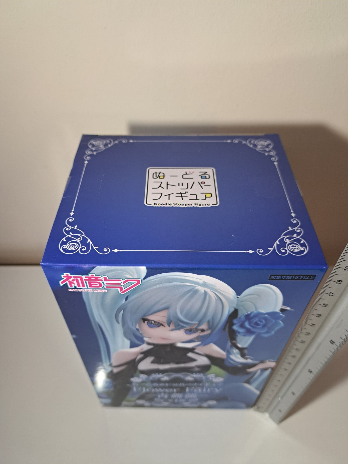 FuRyu Hatsune Miku Flower Fairy Blue Rose Noodle Stopper Figure