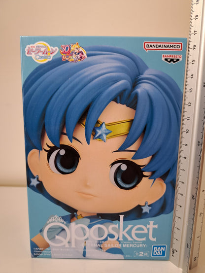 Mercury Q Posket Ver A Sailor Moon Cosmos Eternal Banpresto  Anime Figure