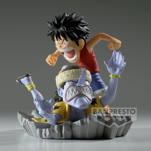 Banpresto One Piece Monkey D Luffy WCF Log Stories Luffy & Arlong Figure