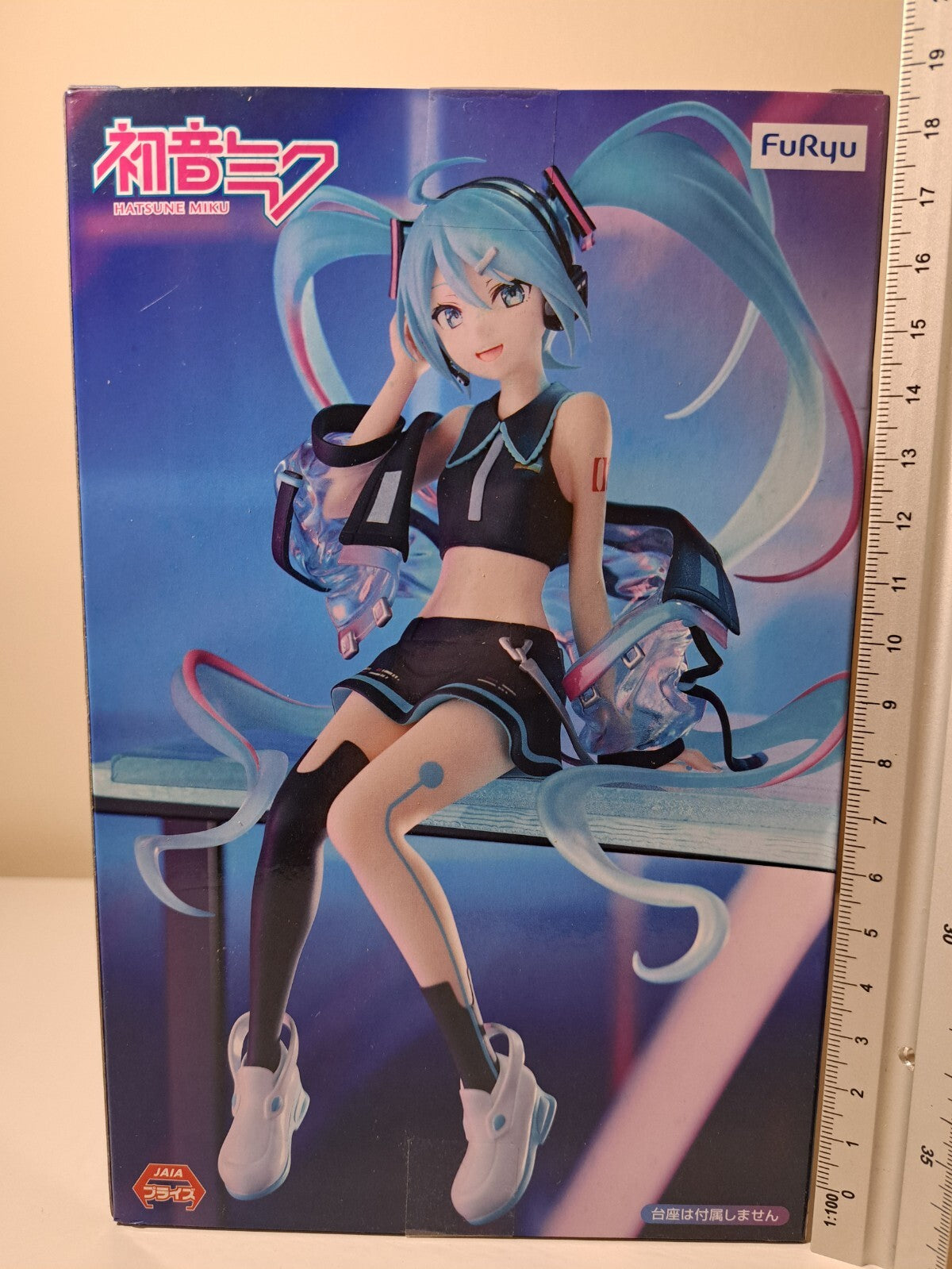 Hatsune Miku Neon Cyber FuRyu Noodle Stopper Vocaloid Figure Sealed