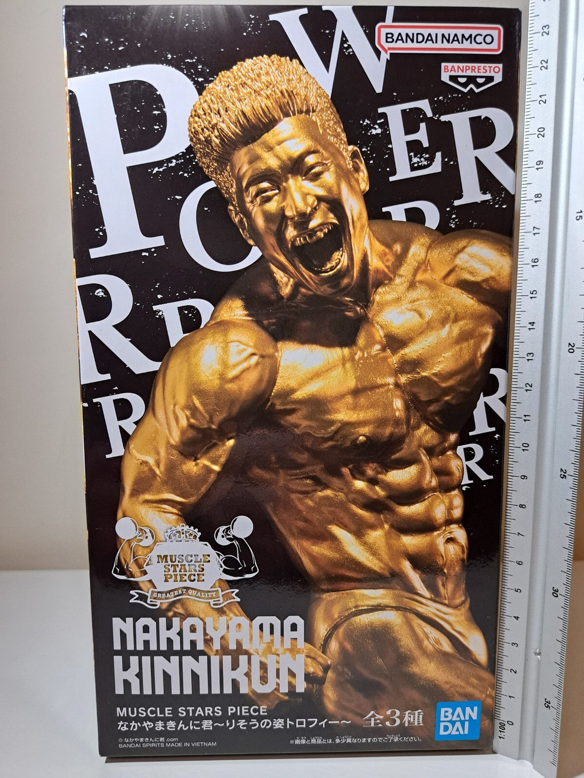 MUSCLE STARS PIECE Nakayama Kinnikun GOLD BANPRESTO Figure Ideal Form Kamen