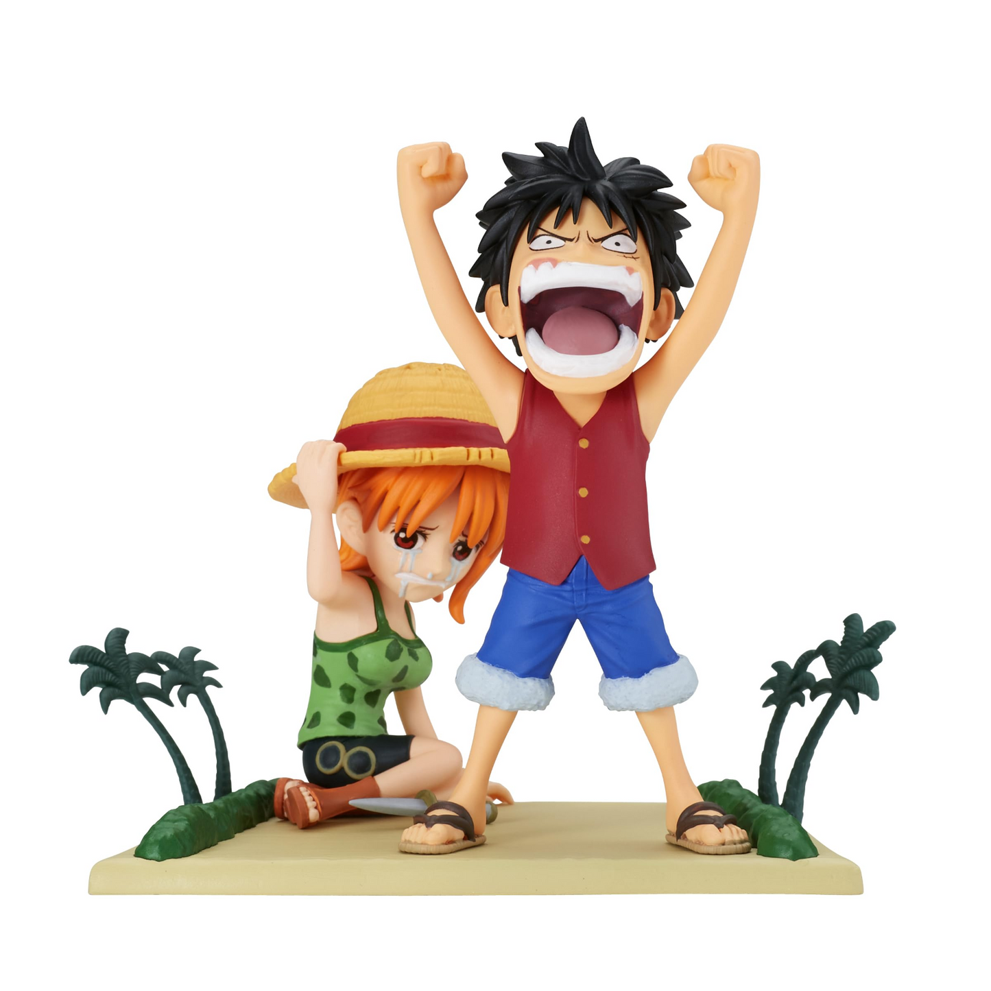 Monkey D Luffy & Nami WCF Log Stories Banpresto World Collectable Figure