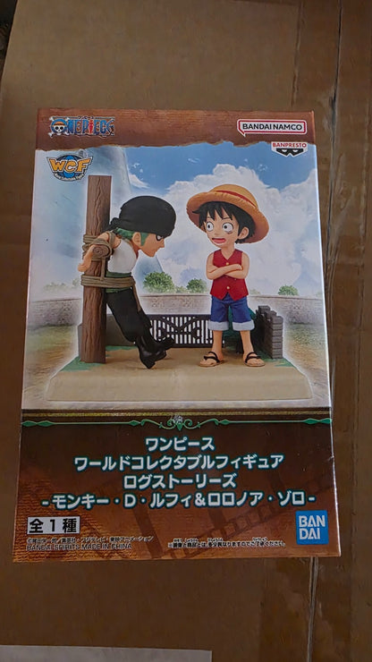 Monkey D Luffy Roronoa Zoro WCF Banpresto World Collectable Figure Log Stories