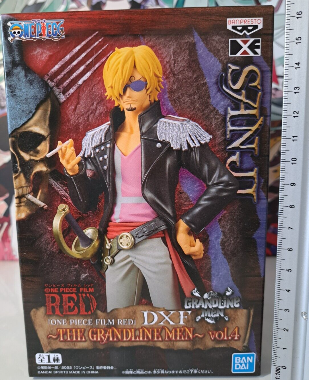 Sanji The Grandline Men Vol 4 One Piece Film Red Banpresto DXF Anime Figure
