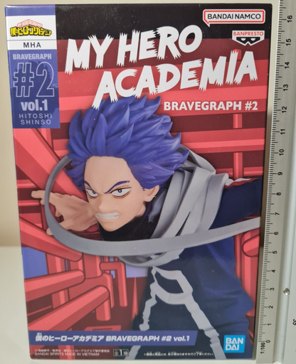 Hitoshi Shinso Bravegraph #2 Vol 1 My Hero Academia Banpresto Anime Figure