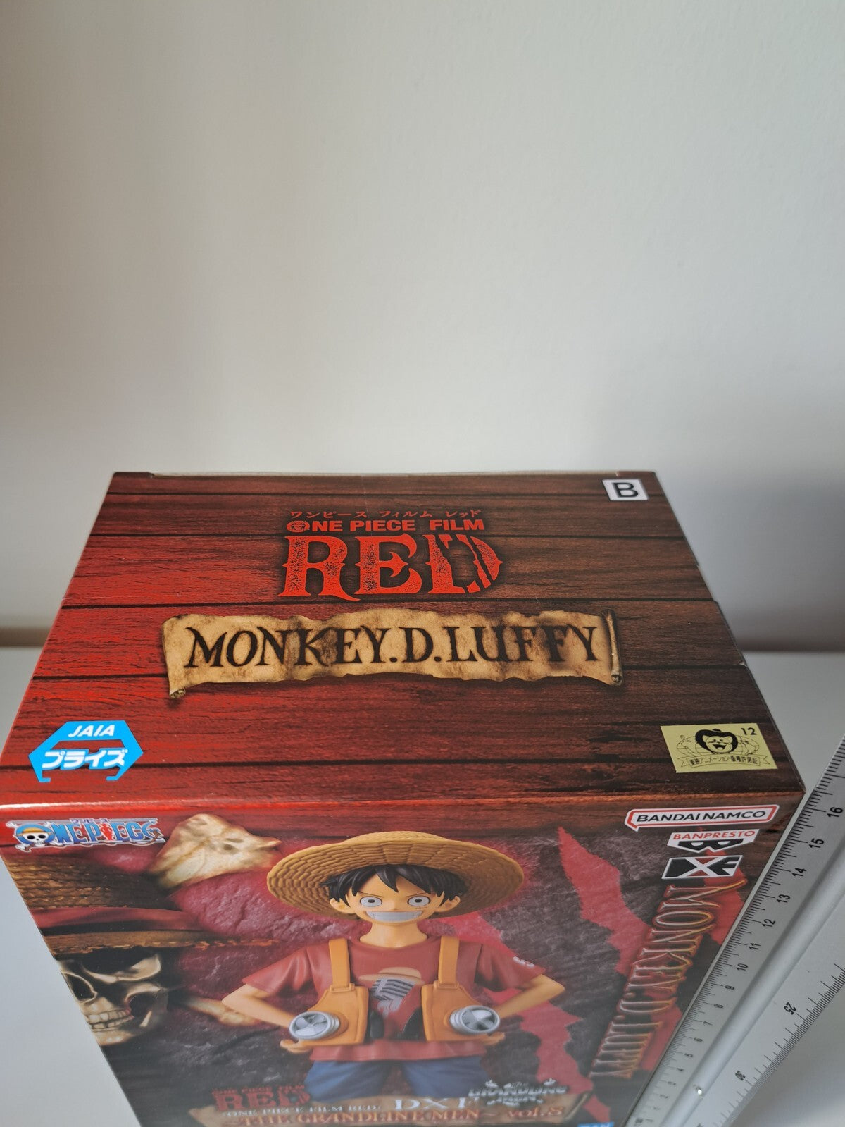 Monkey D Luffy The Grandline Men Vol 8 One Piece Banpresto DXF Film Red Figure
