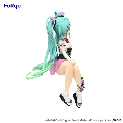 Hatsune Miku Flower Fairy Morning Glory Pink Ver FuRyu Noodle Stopper Figure