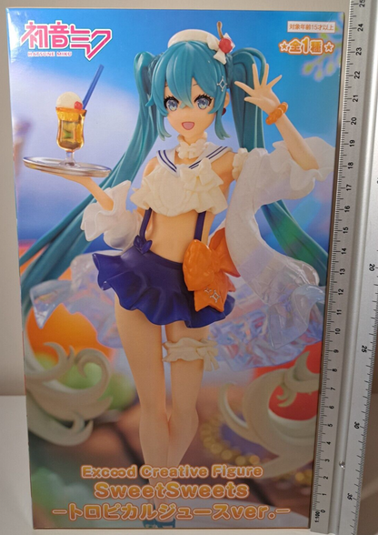 Hatsune Miku Exceed Creative SweetSweets Tropical Juice FuRyu Vocaloid Figure