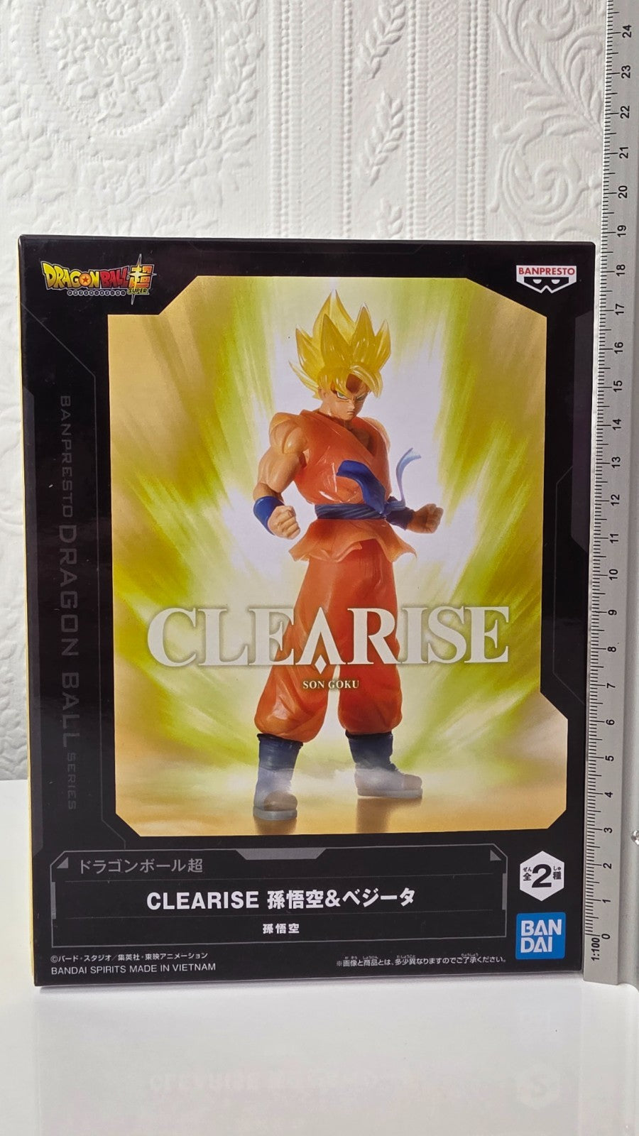 Son Goku Super Saiyan Clearise Dragon Ball Super Banpresto Anime Figure