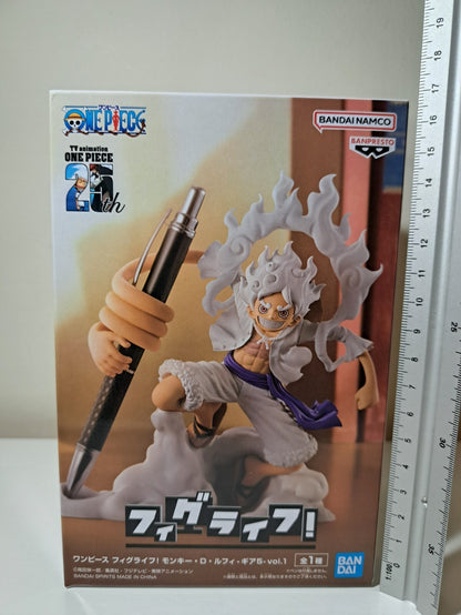 Monkey D Luffy Fig Life Gear 5 Vol 1 Banpresto One Piece Anime Figure 25th Pen