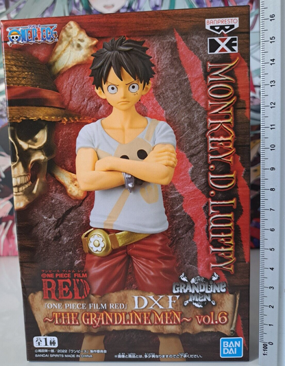 Monkey D Luffy Vol 6 The Grandline Men DXF One Piece Film Red Banpresto Figure