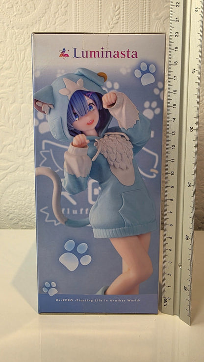 Rem Fluffy Pack Luminasta SEGA Re : Zero Anime Figure Sealed Original