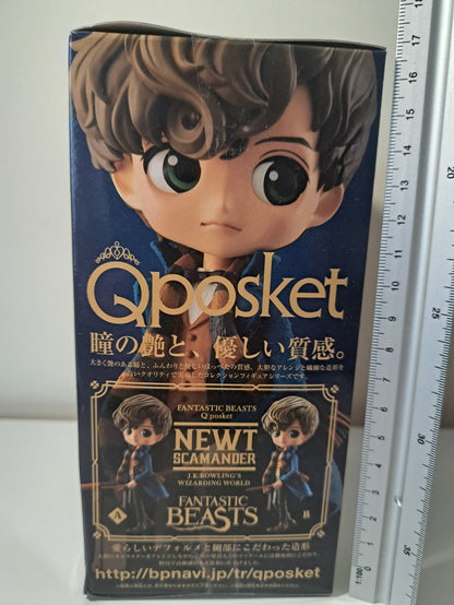 Newt Scammander Q Posket Fantastic Beasts Banpresto Figure Sealed
