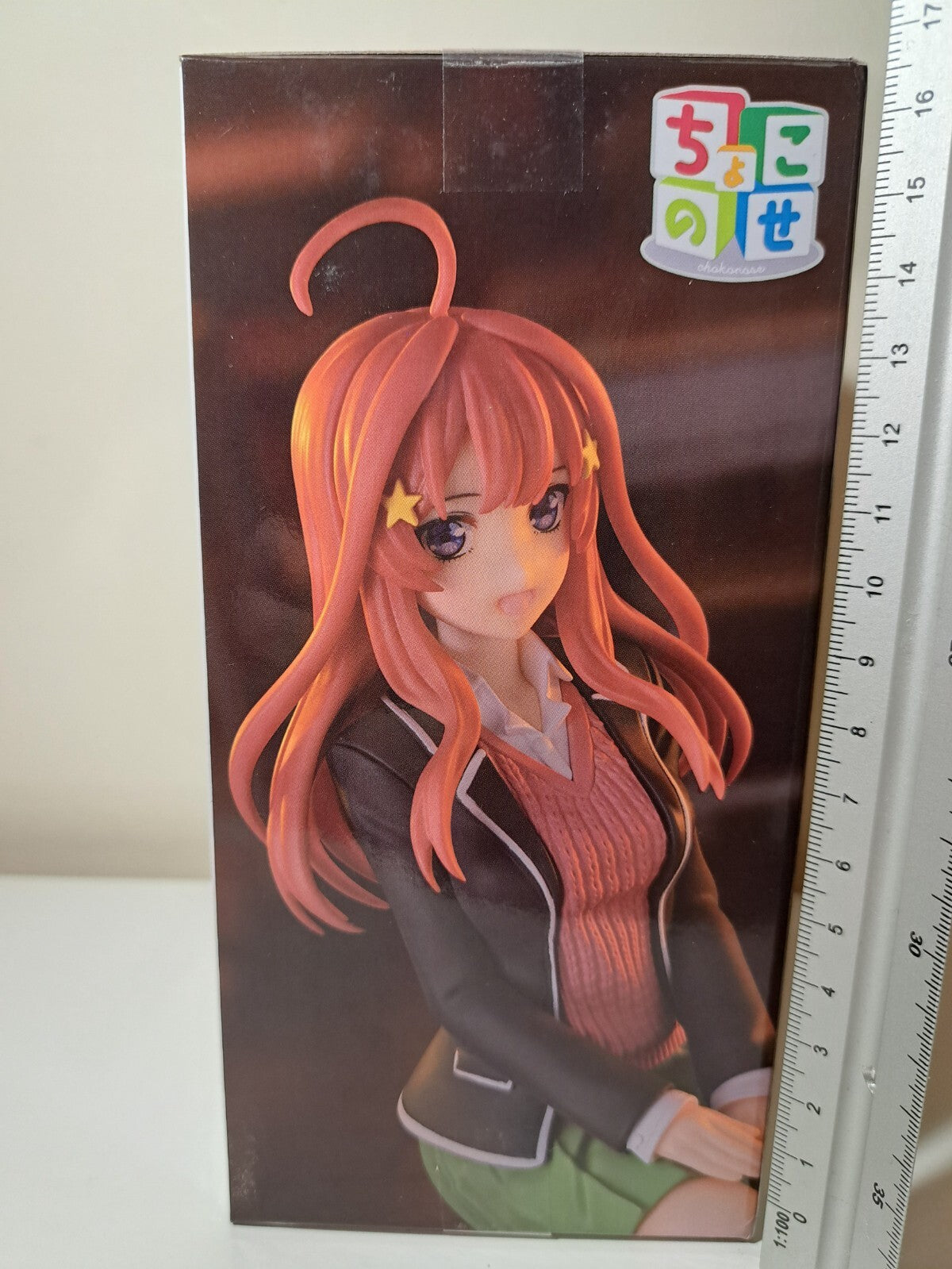 Itsuki Nakano Chokonose SEGA The Quintessential Quintuplets Anime Figure Sealed